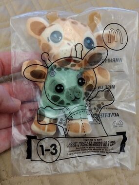 2020 McDonald's Happy Meal plush giraffe toy for toddlers
